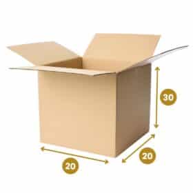 AVIDITI Cajas De Cartón Corrugado De 20 X 18 X 20, Edianas, 20