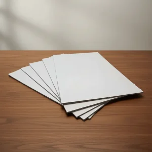 Planchas de cartón blancas 100x120 cm 4mm