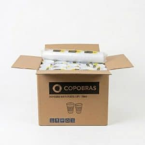 Vaso 180cc Plástico Blanco - Imagen 3