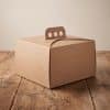 Caja Para Torta De Cartón microcorrugado 25x25x15