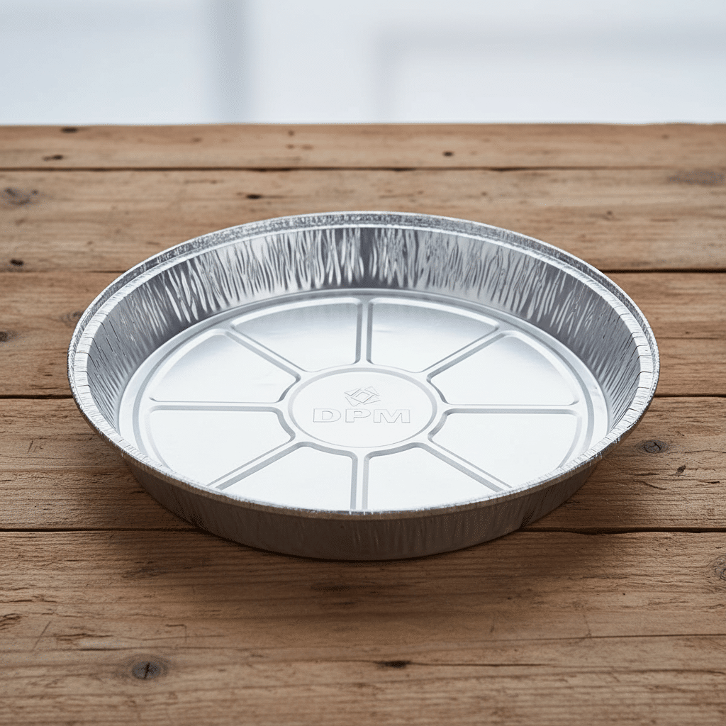 Plato De Aluminio Redondo De 30cm