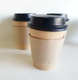 Vaso De Polipapel Kraft y Collarin De 240cc Para Bebidas Calientes - Imagen 6