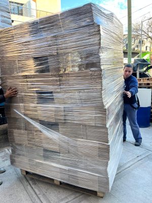 Pallet Cerrado de Cajas de Carton Corrugado Estandar 70x50x50 de 4mm - Imagen 3