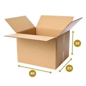 Cajas de Carton Corrugado Estandar 40x23x32 de 4mm - Imagen 2