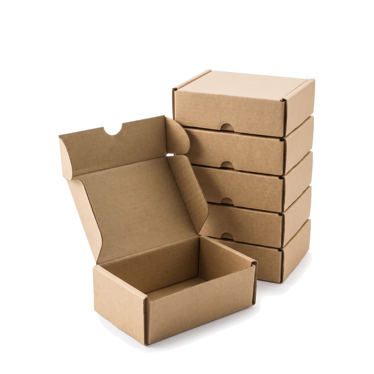Cajas De Carton Microcorrugado Con Tapa Autoarmable 20x15x5