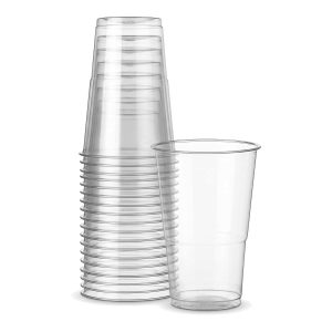 Vasos Plastico Traslucido Descartable de 1 litro (1000cc)